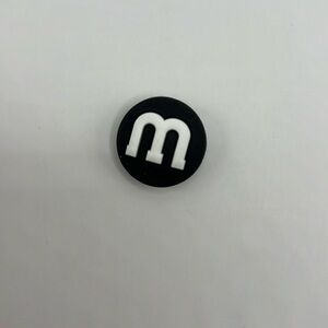 Black M Candies Jibitz Crocs Shoe Charm